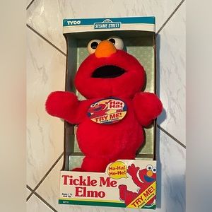 Elmo 1996 Original Elmo Doll Sesame Street Toys 996 Tickle Me Elmo